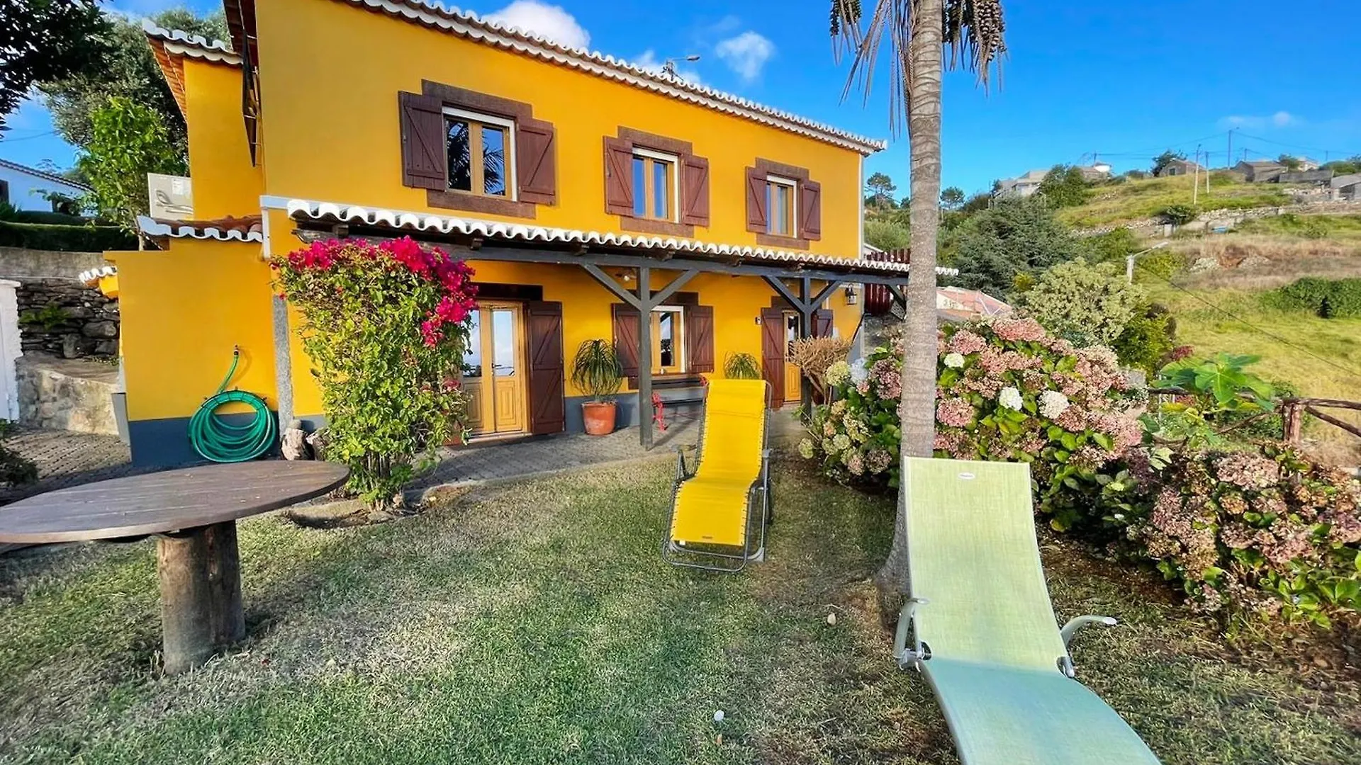 Sea-View House In Faja Da Ovelha With Garden And Terrace Villa Holiday home